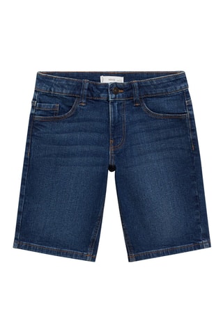 Bermuda jean - Bleu