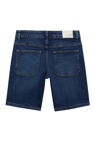 Bermuda jean - Bleu