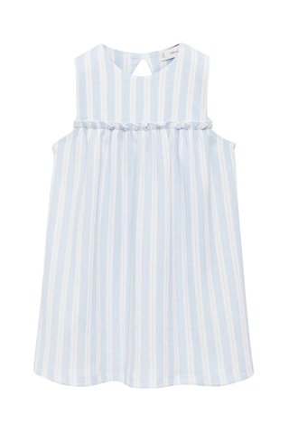 Robe détail élastique - Bleu