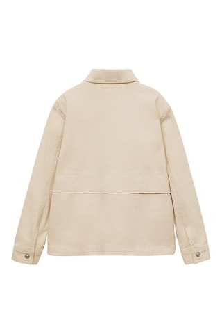 Veste serge poches - Beige