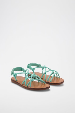 Sandales à lacets - Vert