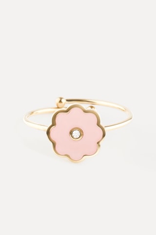 Anillo Dorado y rosa