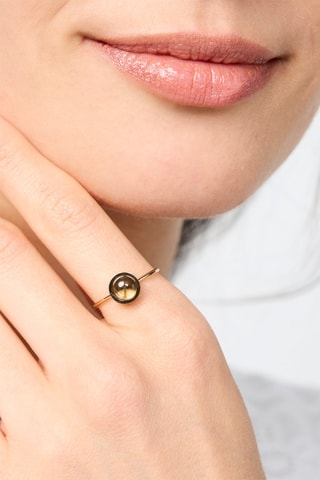 Anillo Cuarzo ahumado