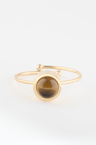 Anillo Cuarzo ahumado
