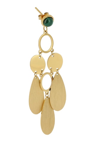 Pendientes Long - Malaquitas