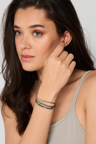 Bracelet multi tours - Vert
