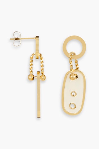 Pendientes Crema