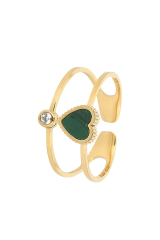 Anillo - Malaquita