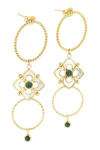 Pendientes Long - Nácar