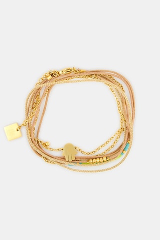 Pulsera de varias vueltas Multi - Verde claro