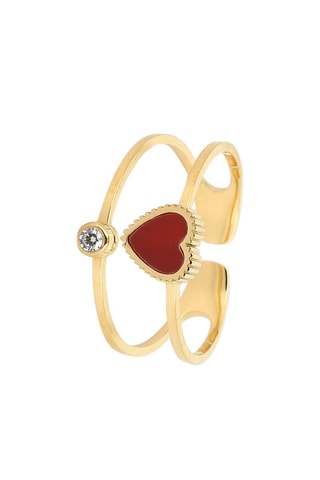 Anillo Bisou - Cornalina