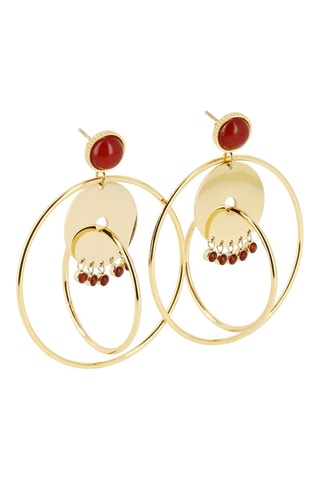 Pendientes Long - Cornalinas