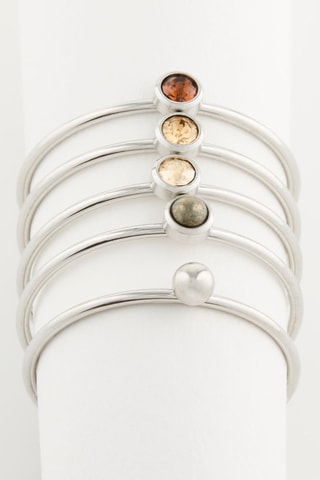 Anillo con cristales Swarovski - Plateado