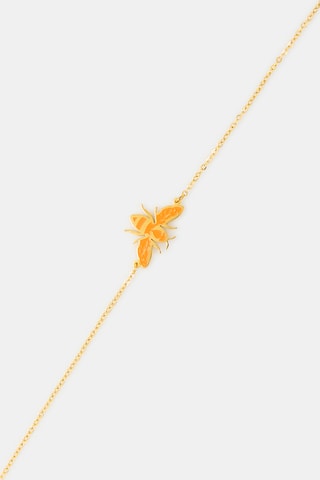 Pulsera - Dorado y naranja