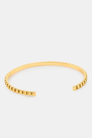 Pulsera - Blanco y dorado