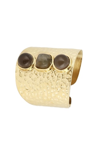 Anillo - Cuarzo y labradorita