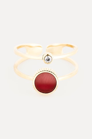 Anillo Cornalina