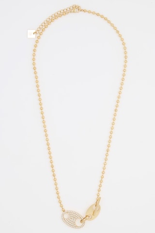 Collar - Dorado y blanco