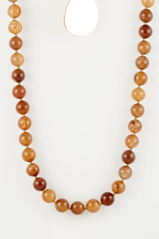 Collar Cuarzo ahumado