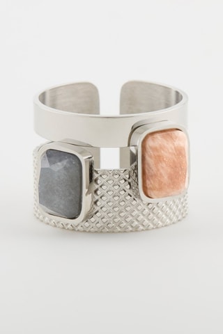 Anillo - Piedra de sol y labradorita