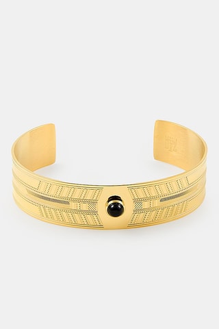 Pulsera - Negro y dorado