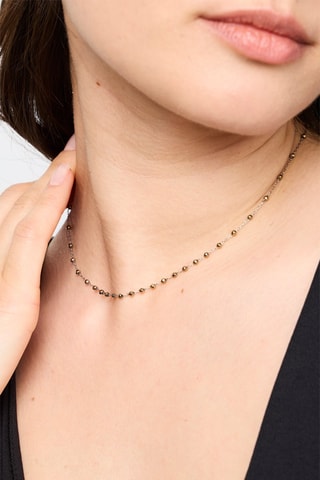 Collar Plateado y bronce