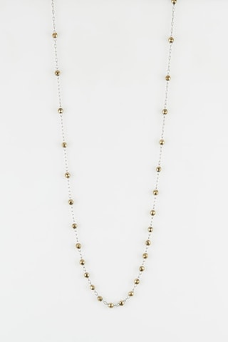 Collar Plateado y bronce