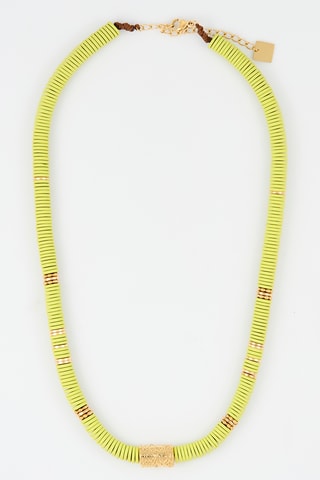 Collar - Dorado y verde