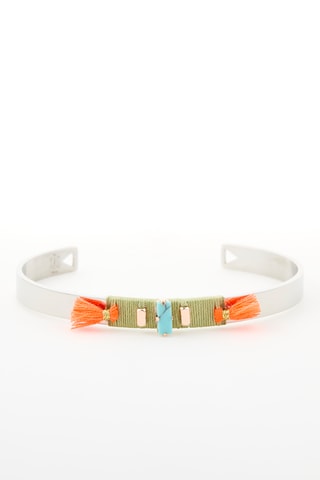 Pulsera - Plateado y verde