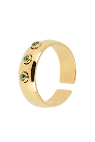 Bague Jacinthe - Doré et vert