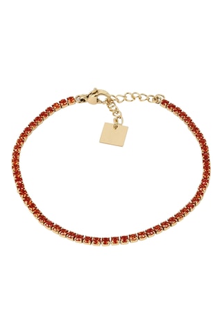 Pulsera Jessica - Dorado y rojo