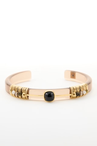 Pulsera - Dorado y negro