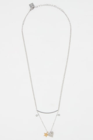 Collar - Plateado y dorado