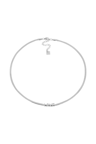 Collar Orchide - Plateado