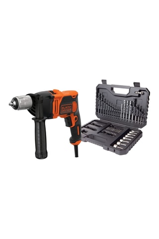 Perceuse à percussion - 850 W - 8 accessoires - Mallette de transport