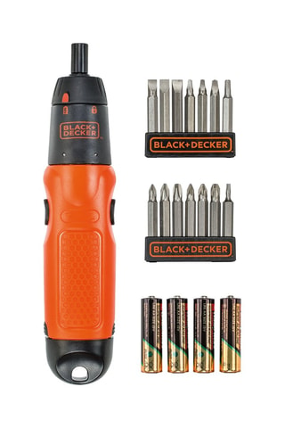 Tournevis électrique sans fil - 1,5 V - Coffret de rangement