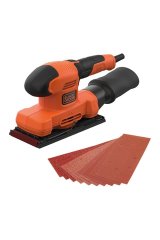 Ponceuse vibrante 1/3 de feuille - 150 W - 2 accessoires
