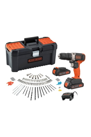 Perceuse visseuse sans fil - 18 V - 2 batteries - 120 accessoires