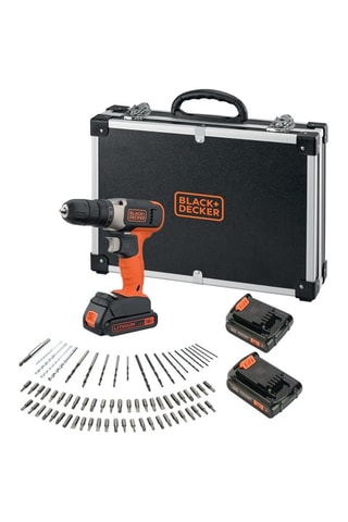 Perceuse-visseuse sans fil - 18 V - 2 batteries - 72 accessoires
