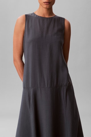 Robe midi - Bleu nuit