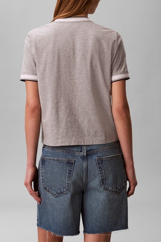 T-shirt - Gris clair chiné