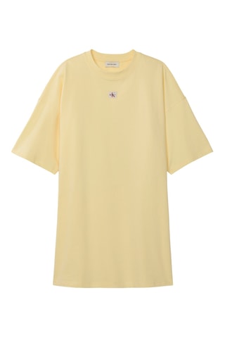 Robe t-shirt oversize - Ecru