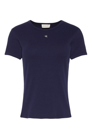 T-shirt slim - Bleu nuit