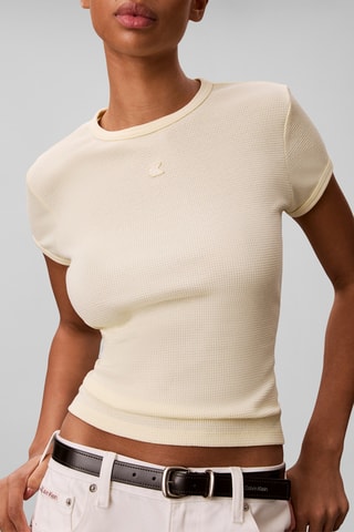 T-shirt slim - Ecru