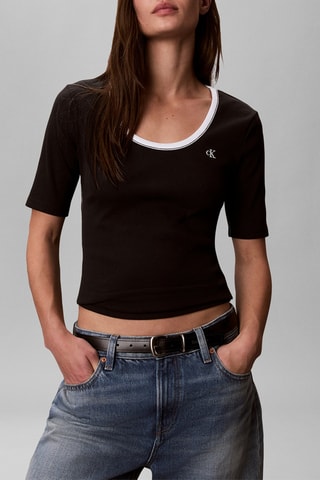 T-shirt slim - Noir