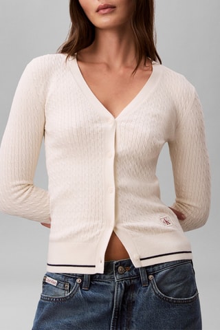 Gilet slim - Blanc cassé