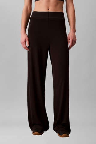 Pantalon wide legs taille haute - Noir