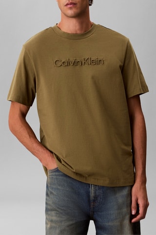 T-shirt relaxed - Kaki