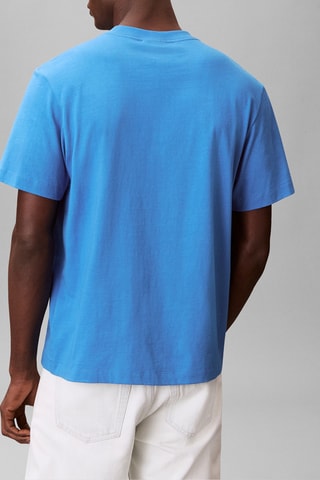 T-shirt relaxed - Bleu roi