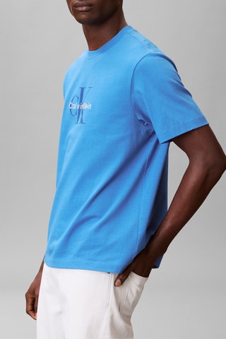 T-shirt relaxed - Bleu roi